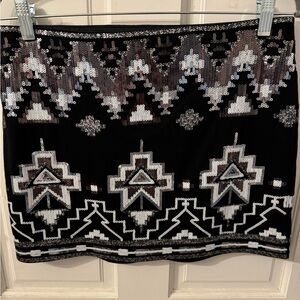 Express Sequin Skirt New with tags